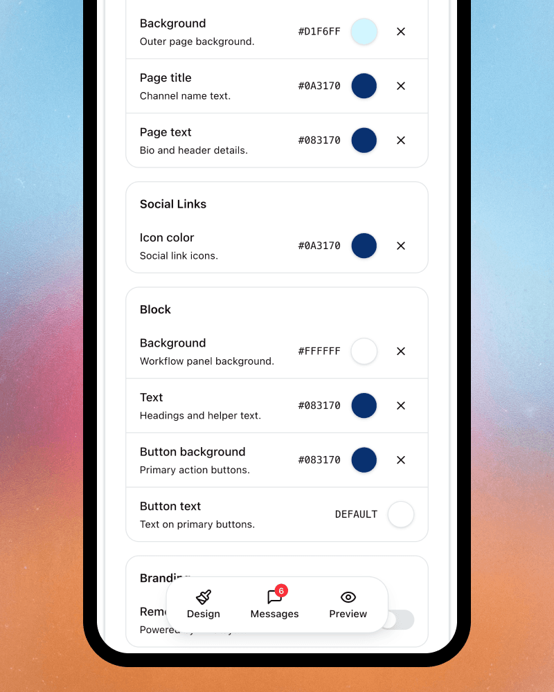 Start designing on Free